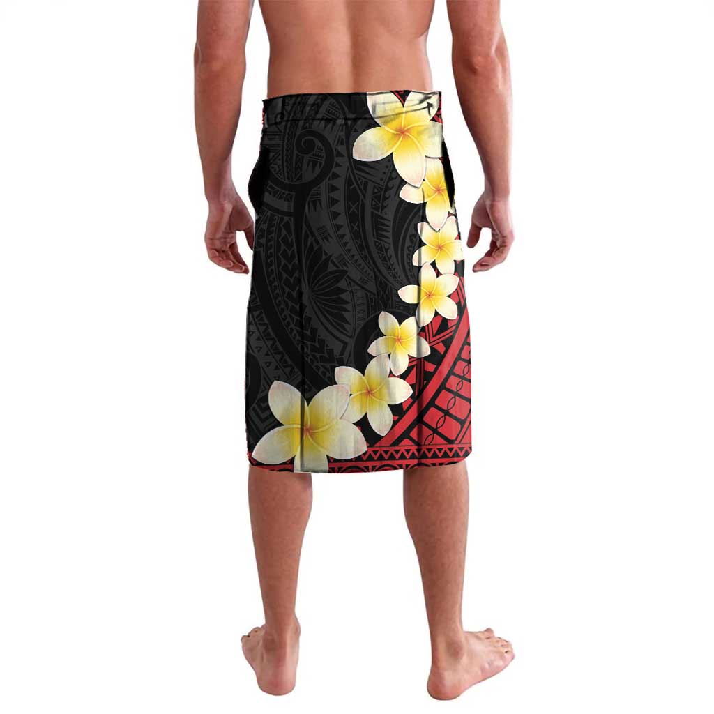 Uvea Chiefdom Wallis and Futuna Personalized Lavalava Frangipani Flowers Polynesian Pattern