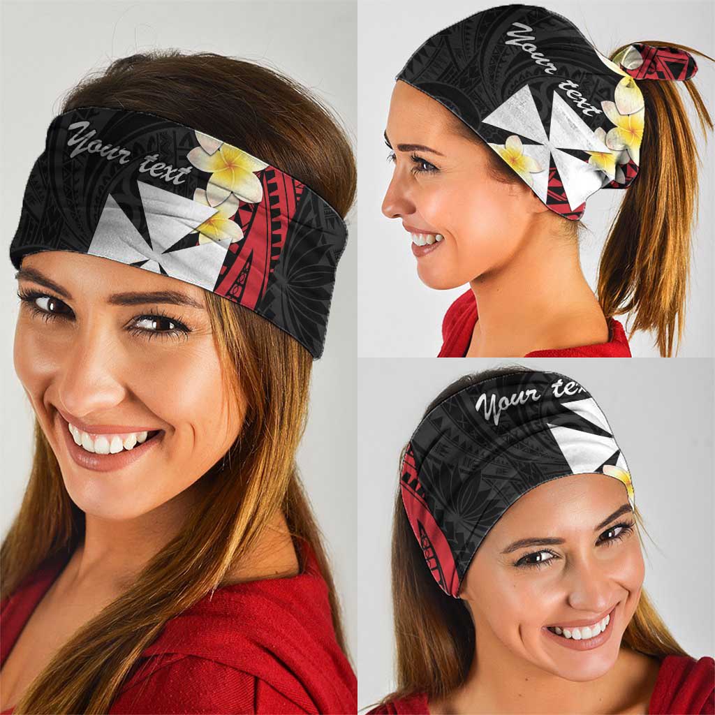 Uvea Chiefdom Wallis and Futuna Personalized Neck Gaiter Frangipani Flowers Polynesian Pattern - Polynesian Pride