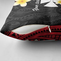 Uvea Chiefdom Wallis and Futuna Personalized Pillow Cover Frangipani Flowers Polynesian Pattern - Polynesian Pride