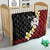 Uvea Chiefdom Wallis and Futuna Personalized Quilt Frangipani Flowers Polynesian Pattern