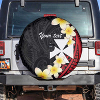 Uvea Chiefdom Wallis and Futuna Personalized Spare Tire Cover Frangipani Flowers Polynesian Pattern