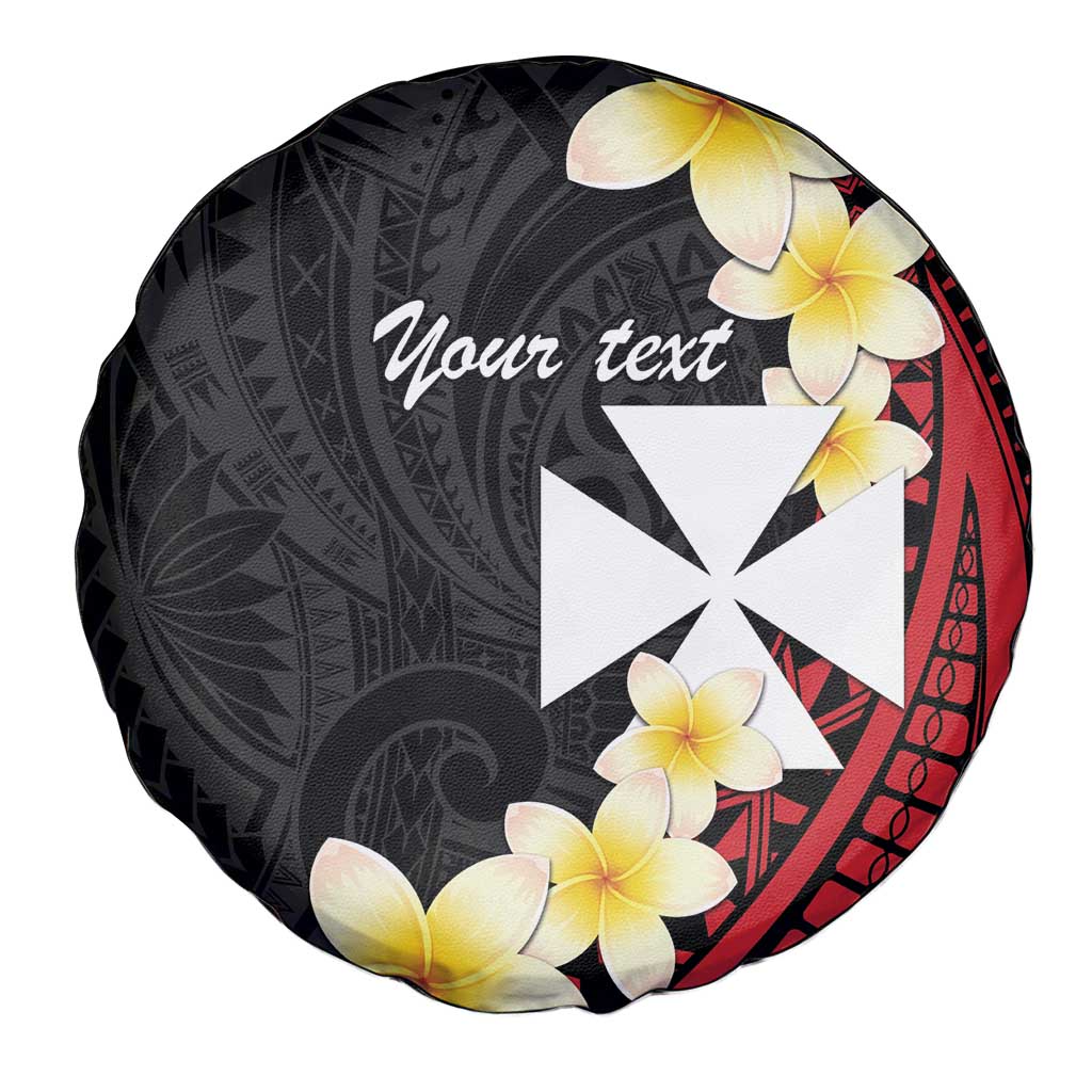 Uvea Chiefdom Wallis and Futuna Personalized Spare Tire Cover Frangipani Flowers Polynesian Pattern
