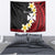 Uvea Chiefdom Wallis and Futuna Personalized Tapestry Frangipani Flowers Polynesian Pattern