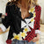 Uvea Chiefdom Wallis and Futuna Personalized Women Casual Shirt Frangipani Flowers Polynesian Pattern
