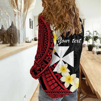 Uvea Chiefdom Wallis and Futuna Personalized Women Casual Shirt Frangipani Flowers Polynesian Pattern