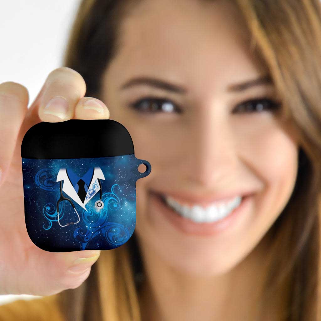 New Zealand Nurses RN AirPods Case Galaxy Stethoscope Maori Motif