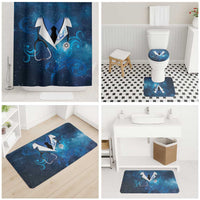 New Zealand Nurses RN Bathroom Set Galaxy Stethoscope Maori Motif