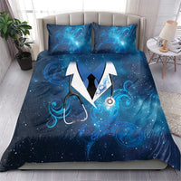 New Zealand Nurses RN Bedding Set Galaxy Stethoscope Maori Motif