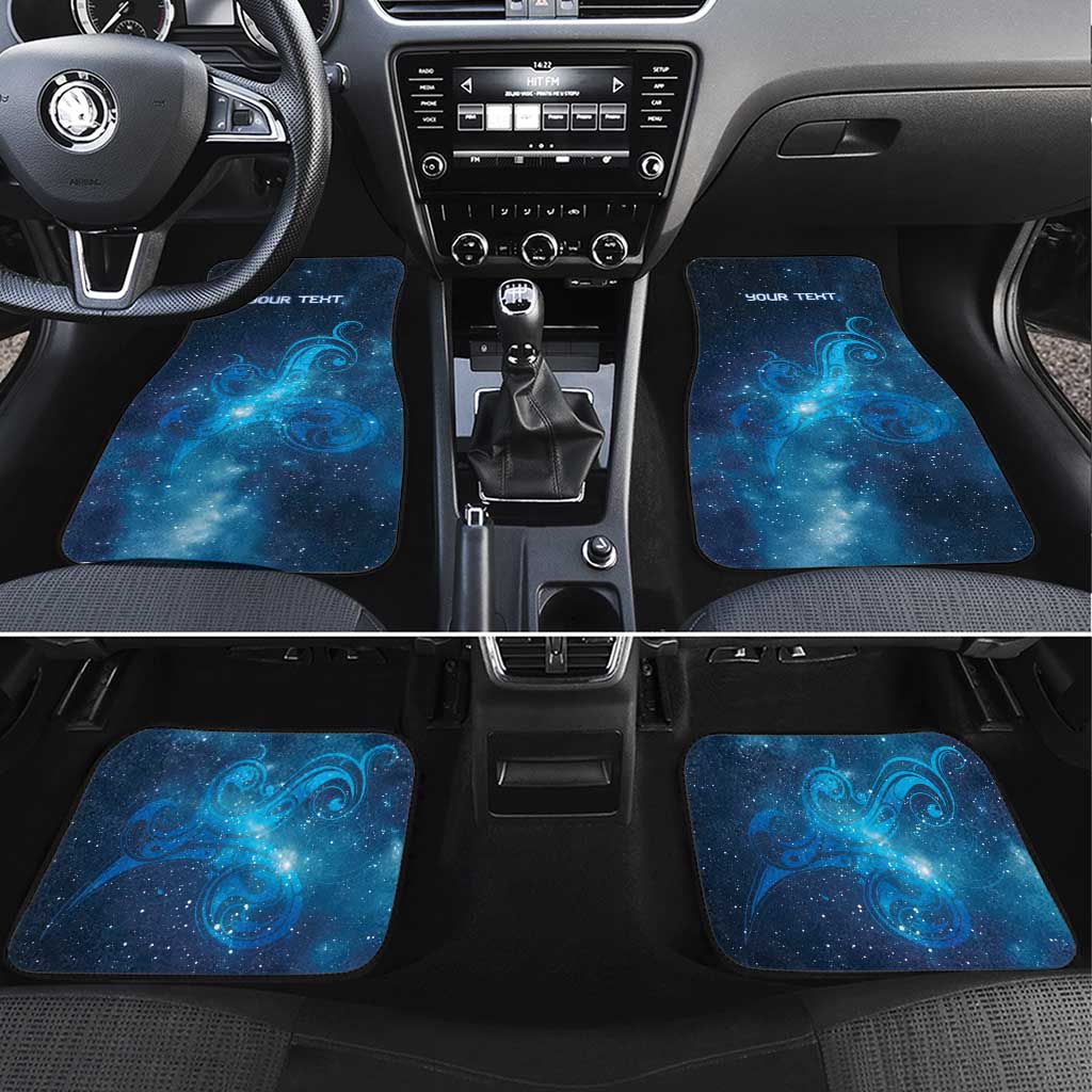 New Zealand Nurses RN Personalised Car Mats Galaxy Stethoscope Maori Motif