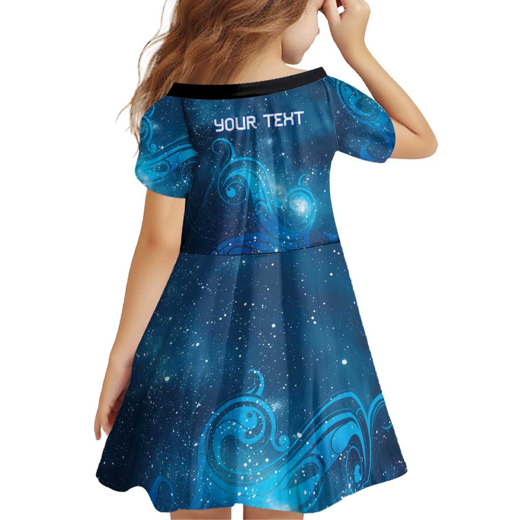 New Zealand Nurses RN Personalised Family Matching Off Shoulder Maxi Dress and Hawaiian Shirt Galaxy Stethoscope Maori Motif LT9 - Polynesian Pride