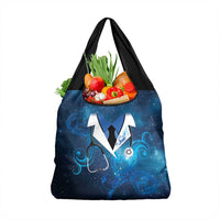 New Zealand Nurses RN Grocery Bag Galaxy Stethoscope Maori Motif