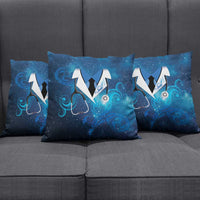 New Zealand Nurses RN Pillow Cover Galaxy Stethoscope Maori Motif