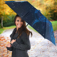 New Zealand Nurses RN Umbrella Galaxy Stethoscope Maori Motif