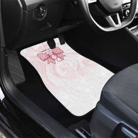 New Zealand Nurses RN Personalised Car Mats Pink Stethoscope Coquette Bow Maori Motif