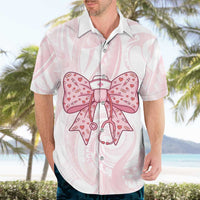 New Zealand Nurses RN Personalised Hawaiian Shirt Pink Stethoscope Coquette Bow Maori Motif