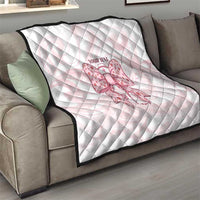 New Zealand Nurses RN Personalised Quilt Pink Stethoscope Coquette Bow Maori Motif