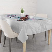 New Zealand Nurses RN Personalised Tablecloth Stethoscope Floral Maori Motif LT9 - Polynesian Pride