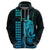 Custom Hawaii Hoodie King Kamehameha Aqua LT9 - Polynesian Pride