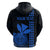 Custom Hawaii Hoodie King Kamehameha Blue LT9 - Polynesian Pride