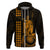 Custom Hawaii Hoodie King Kamehameha Gold LT9 Zip Hoodie Gold - Polynesian Pride