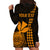 Custom Hawaii Hoodie Dress King Kamehameha - Gold LT9 - Polynesian Pride