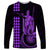 Custom Hawaii Long Sleeve Shirt King Kamehameha - Purple LT9 Unisex Purple - Polynesian Pride