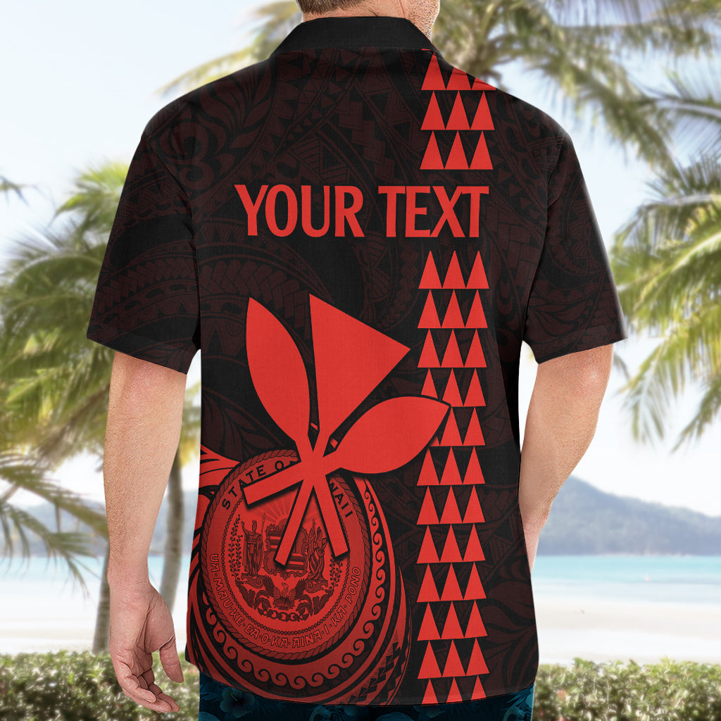 Custom Hawaii Hawaiian Shirt King Kamehameha - Red LT9 - Polynesian Pride