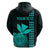 Custom Hawaii Hoodie King Kamehameha Turquoise LT9 - Polynesian Pride