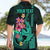 Custom Polynesian Hawaiian Shirt Hawaiian Warriors with Tribal Shark Tattoos - Turquoise LT9 - Polynesian Pride