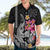 Custom Polynesian Hawaiian Shirt Hawaiian Warriors with Tribal Shark Tattoos - White LT9 - Polynesian Pride