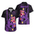 Custom Polynesian Hawaiian Shirt Hawaiian Warriors with Tribal Shark Tattoos - Purple LT9 - Polynesian Pride