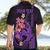 Custom Polynesian Hawaiian Shirt Hawaiian Warriors with Tribal Shark Tattoos - Purple LT9 - Polynesian Pride