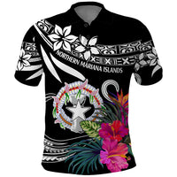 Northern Mariana Islands Polo Shirt Happy Independence Day LT9 White - Polynesian Pride