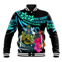 Solomon Islands Baseball Jacket Happy Independence Day LT9 Unisex Blue - Polynesian Pride