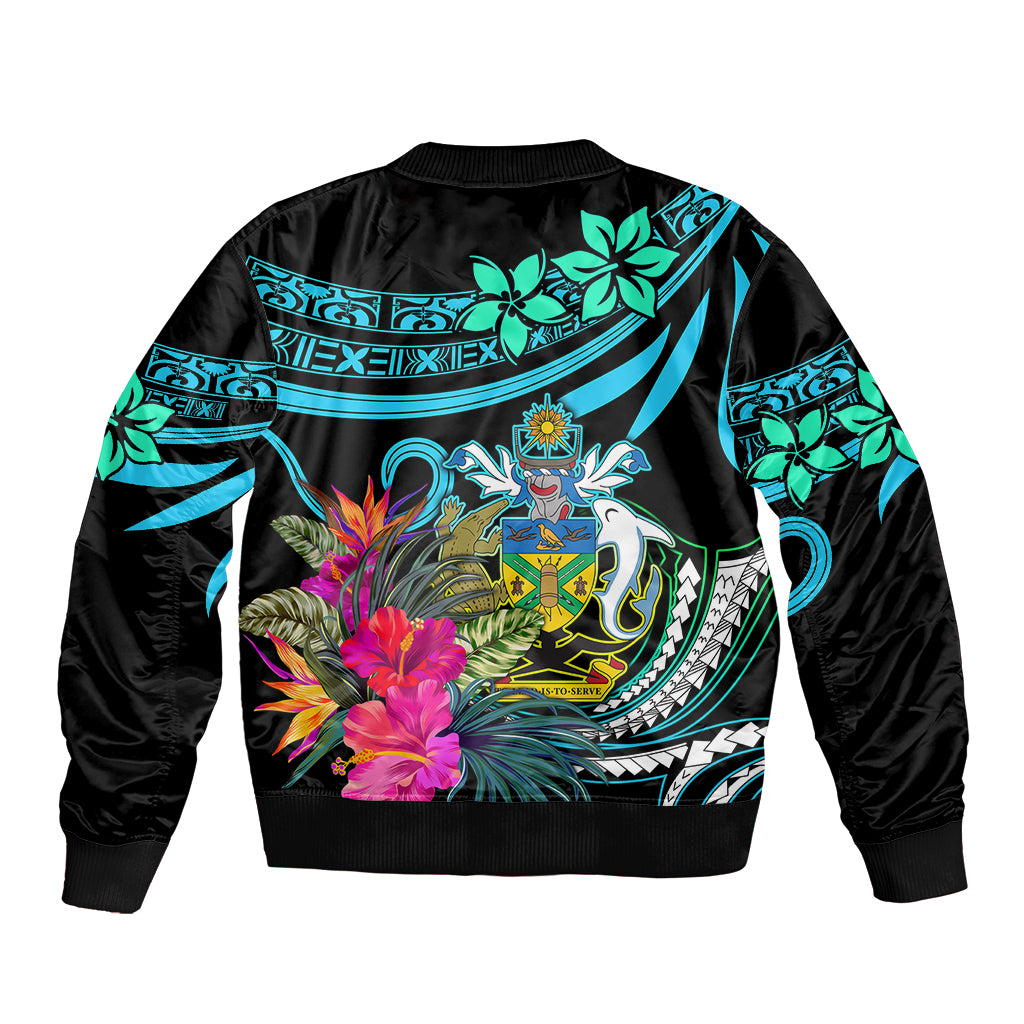 Solomon Islands Bomber Jacket Happy Independence Day LT9 - Polynesian Pride