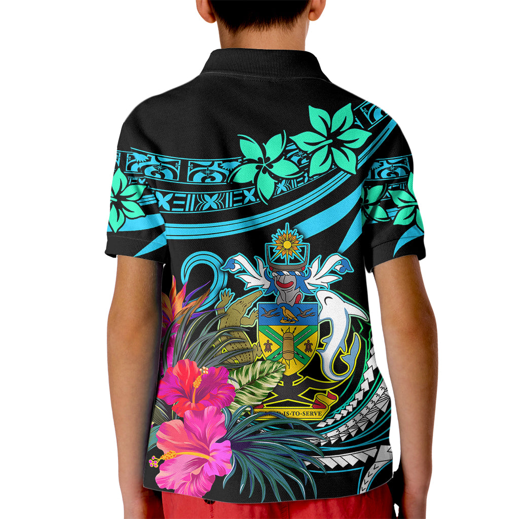 Solomon Islands Kid Polo Shirt Happy Independence Day LT9 - Polynesian Pride