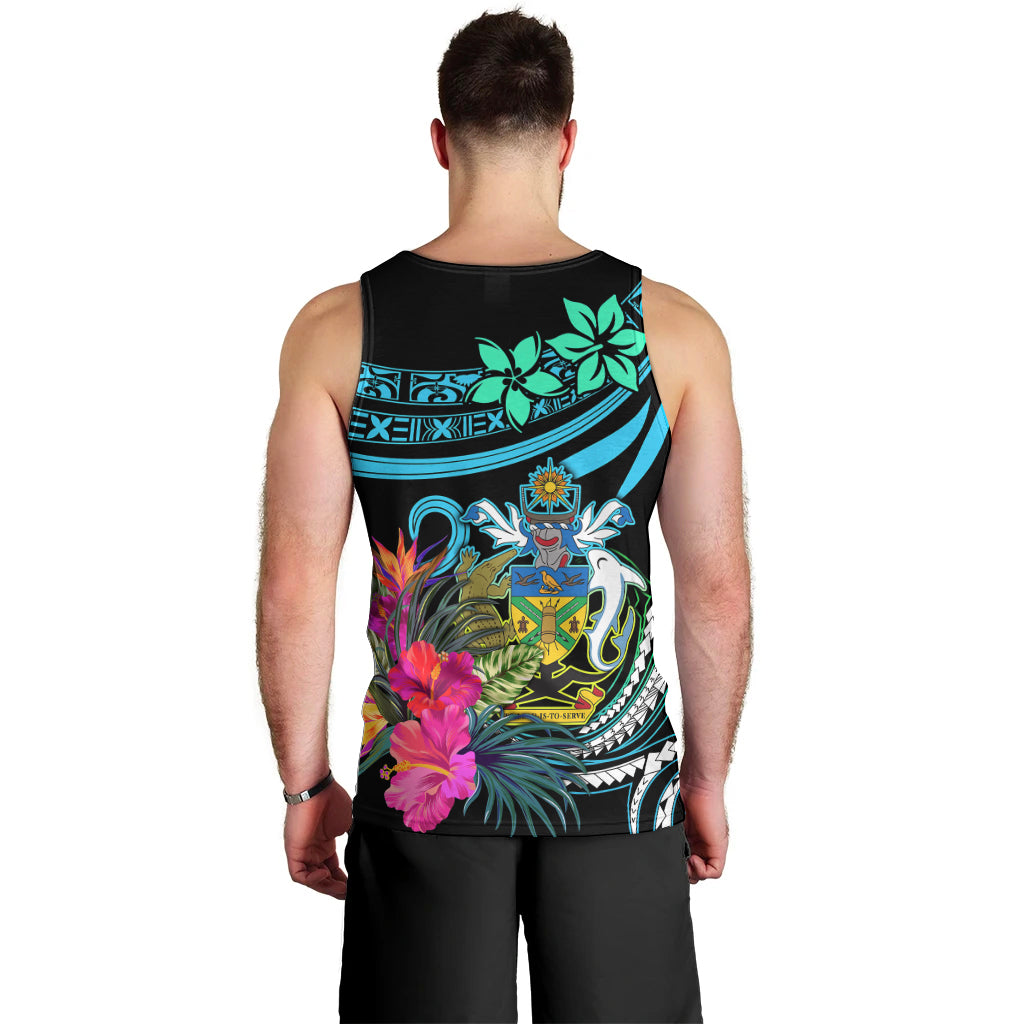 Custom Solomon Islands Men Tank Top Happy Independence Day LT9 - Polynesian Pride