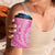 Tahitian Tiare Flower 4 in 1 Can Cooler Tumbler Pink Polynesian Pattern