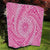 Tahitian Tiare Flower Quilt Pink Polynesian Pattern