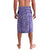 Tahitian Tiare Flower Lavalava Violet Polynesian Pattern