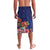 Personalised Tokelau Tropical Hibiscus Lavalava With Polynesian Plumeria Tattoo