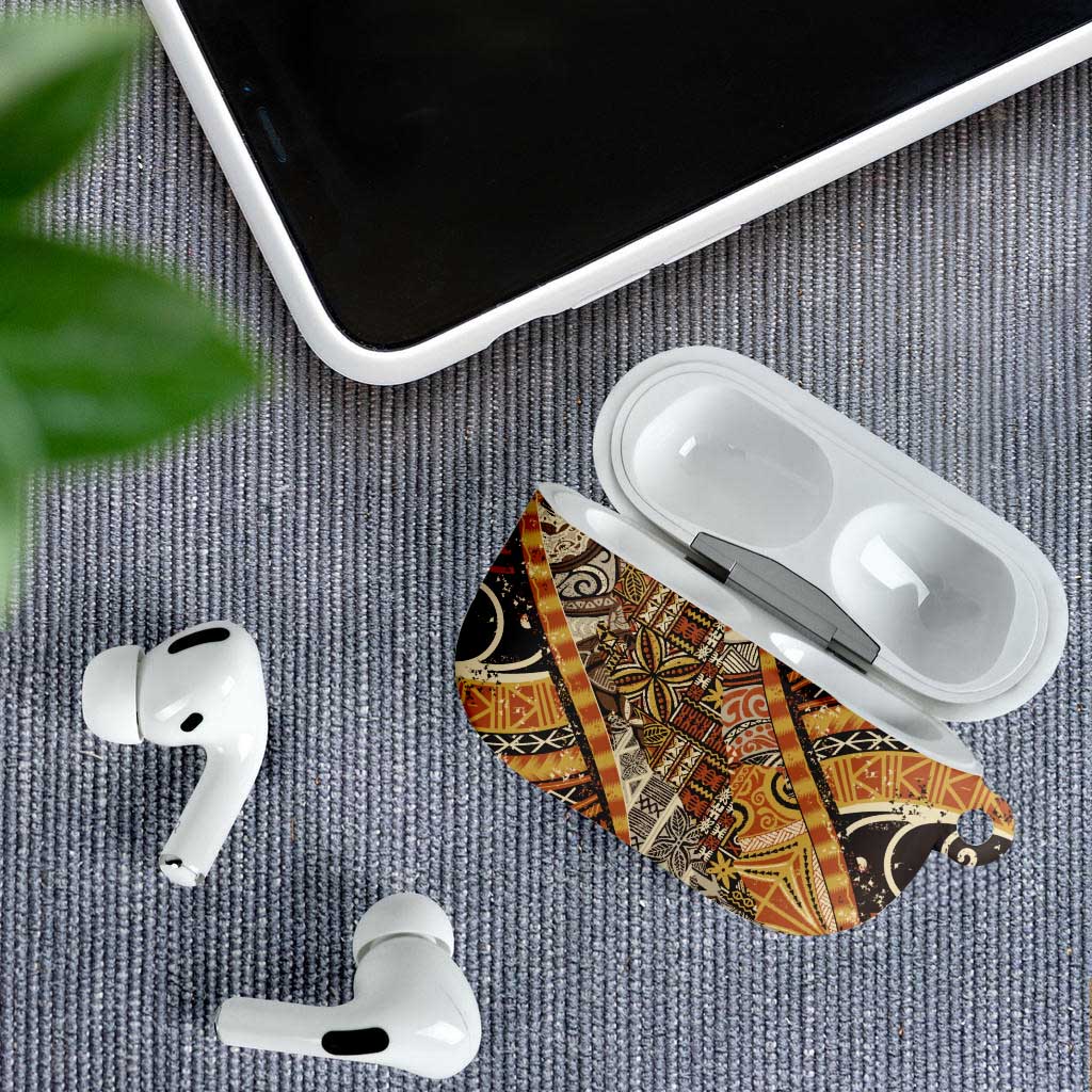 Hawaiian Style Tapa AirPods Case Vintage Seamless Pattern - Polynesian Pride