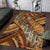Hawaiian Style Tapa Area Rug Vintage Seamless Pattern - Polynesian Pride