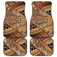 Hawaiian Style Tapa Car Mats Vintage Seamless Pattern - Polynesian Pride