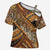 Hawaiian Style Tapa Cross Shoulder Shirt Vintage Seamless Pattern - Polynesian Pride