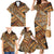 Hawaiian Style Tapa Family Matching Mermaid Dress and Hawaiian Shirt Vintage Seamless Pattern - Polynesian Pride
