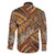 Hawaiian Style Tapa Family Matching Puletasi and Hawaiian Shirt Vintage Seamless Pattern - Polynesian Pride