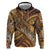Hawaiian Style Tapa Hoodie Vintage Seamless Pattern - Polynesian Pride