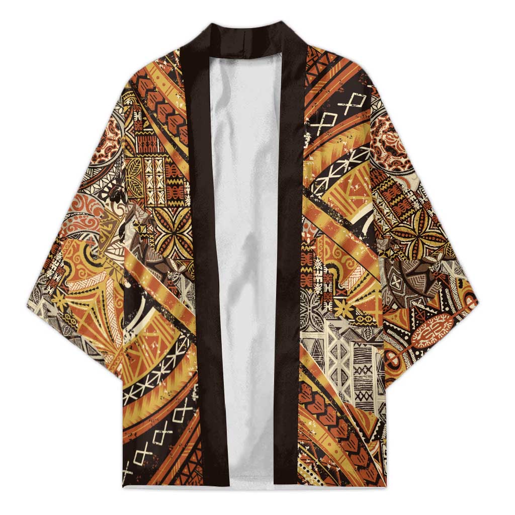 Hawaiian Style Tapa Kimono Vintage Seamless Pattern - Polynesian Pride