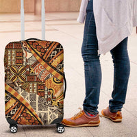 Hawaiian Style Tapa Luggage Cover Vintage Seamless Pattern - Polynesian Pride